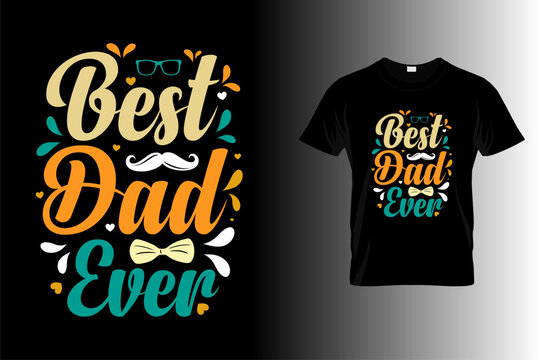 Premium Vector  Best papa is the galaxy t-shirt design, dad t-shirt,  father t-shirt, t-shirt design concept