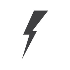 Lightning icon  flash logo