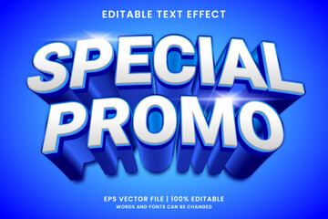 Special sale promo 3d editable text effect