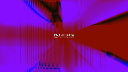 Abstract futuristic banner retro groove unique vibrant back to the future theme background