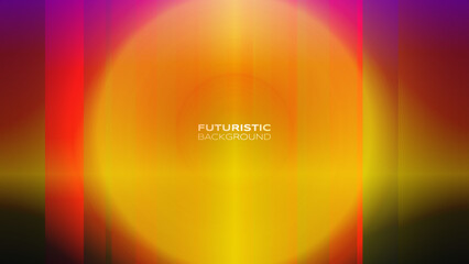 Abstract futuristic banner visual beyond retro vibrant back to the future theme background