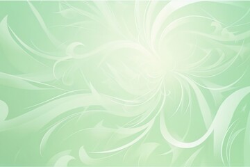 Fototapeta na wymiar abstract green floral background
