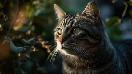 Cat, closeup Portrait