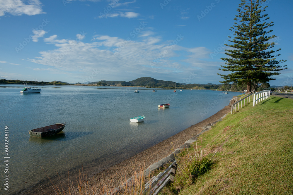 Canvas Prints Gnunguru idyllic bay with dinghies