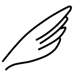 Wings Doodle Line