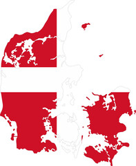 Denmark flag pin map location 2023050610