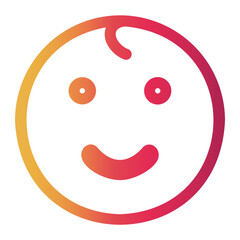 baby happy icon