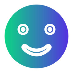 Obraz premium happy icon
