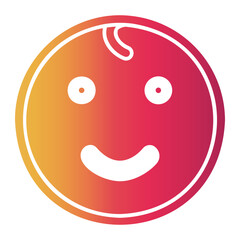 baby happy icon