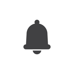 Notification bell vector icon