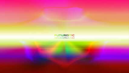 Gradient futuristic banner retro focus squad vibrant back to the future theme background