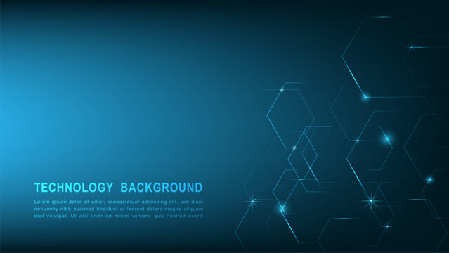 Abstract geometric background. Hexagons design. Illustration for Web Design, Poster, Brochure, Printing, Advertisement, etc.