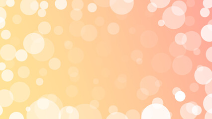 Bokeh effect on a removable yellow and pink gradient background 
