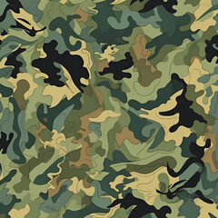 Fototapeta premium graffiti camo pattern, black and white
