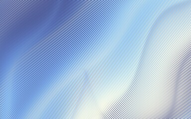 Abstract pattern. Horizontal background for any design. Thin wavy blue lines