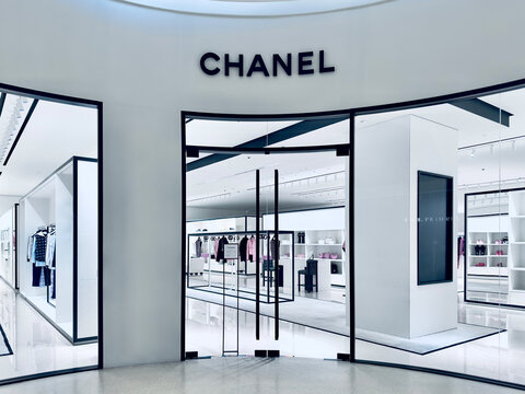 Chanel Ephemeral Boutique at Central Embassy, Bangkok. Temporary store was used for 6 months of renovation of the 600 square metres Flagship Boutique on G floor.