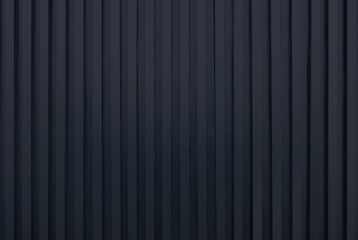 Fototapeta black metal siding fence striped background obraz