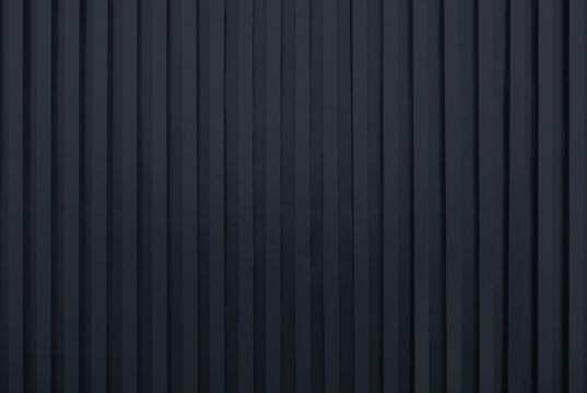 black metal siding fence striped background