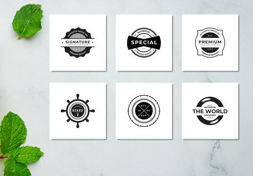 Vintage Badge Design Template