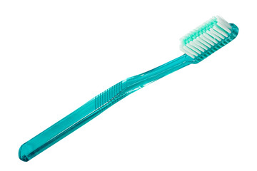 Blue tooth brush isolated on a white background