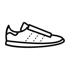 icon shoes sneakers sport high quality black style vector