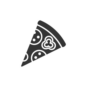 recommend clip art: Pizza silhouette glyph fast food vector icon