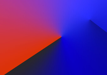 Red and blue gradient line background. - 600319529