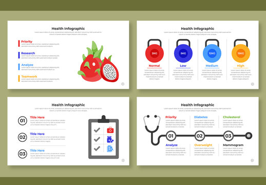 Health Infographic Presentation Layout