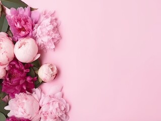 bouquet of pink roses , ai generated