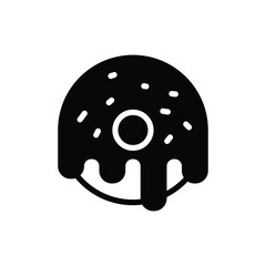 Donut icon vector stock.