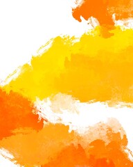 Fototapeta premium Scenic bright orange background on white