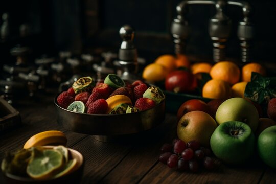 Weights and fruit. Generative AI