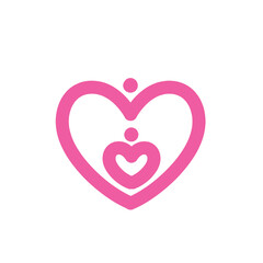 Happy Mother's day vector illustration. Mother's day in the month of May, hand doodle drawing writing, isolated. Greeting card or poster. Love heart vector.