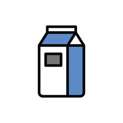 Milk icon vector stock.
