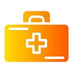 Fototapeta premium first aid kit icon 