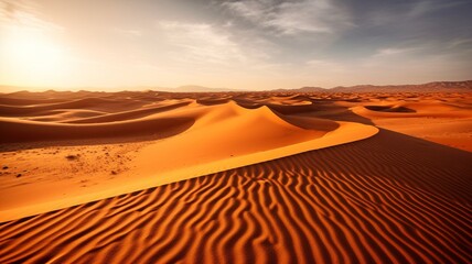 Fototapeta na wymiar an image of the Sahara desert. GENERATE AI