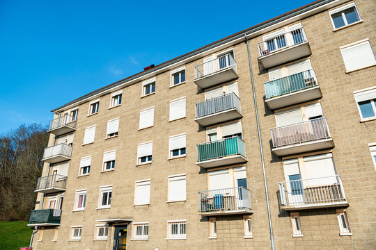 Immeubles hlm des ann&eacute;es 60, logement social
