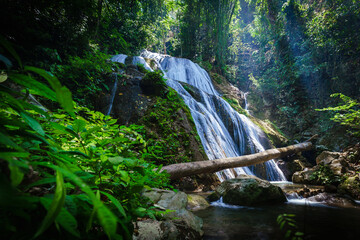 Muser Waterfall at Doi Muser, Tak Province