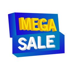 3D Sale text