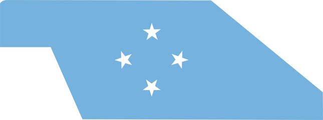 Micronesia flag pin map location  2023050686