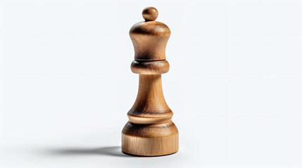 chess pieces on a white background
