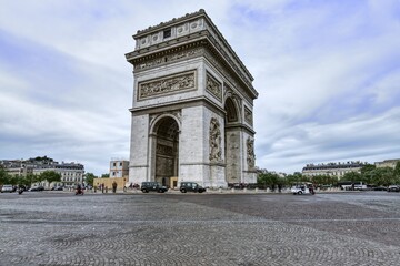 Fototapeta na wymiar Arc de Triomphe city