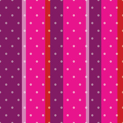 Vector magenta seamless pattern background: Magenta Spots Galore