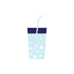 Drink icon logo vector illustration