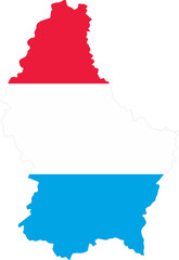 Luxembourg flag pin map location 2023050692