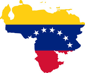 Obraz premium Venezuela flag pin map location 20230506104