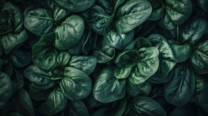 Fototapeta premium spinach banner background texture wallpaper