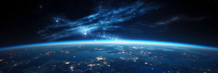 Fototapeta premium AI art illustration of the earth 地球のイラスト