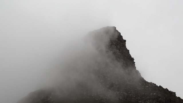 Mist over Stac Pollaidh, Scotland