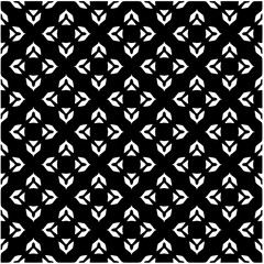 Abstract seamless monochrome pattern on white background for coloring. Design for banner, card, invitation, postcard, textile, fabric, wrapping paper, coloring book.
